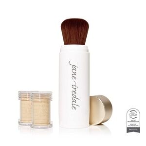 Jane Iredale Amazing Base Loose Mineral Powder Warm Sienna Refillable Brush NWT